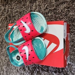 NIB Nike Kawa Watermelon slides *Runs Small*